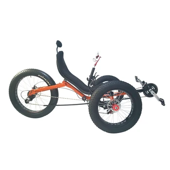 Foldable Electric Trike - 3-Wheel Fat Tire Recumbent Tricycle