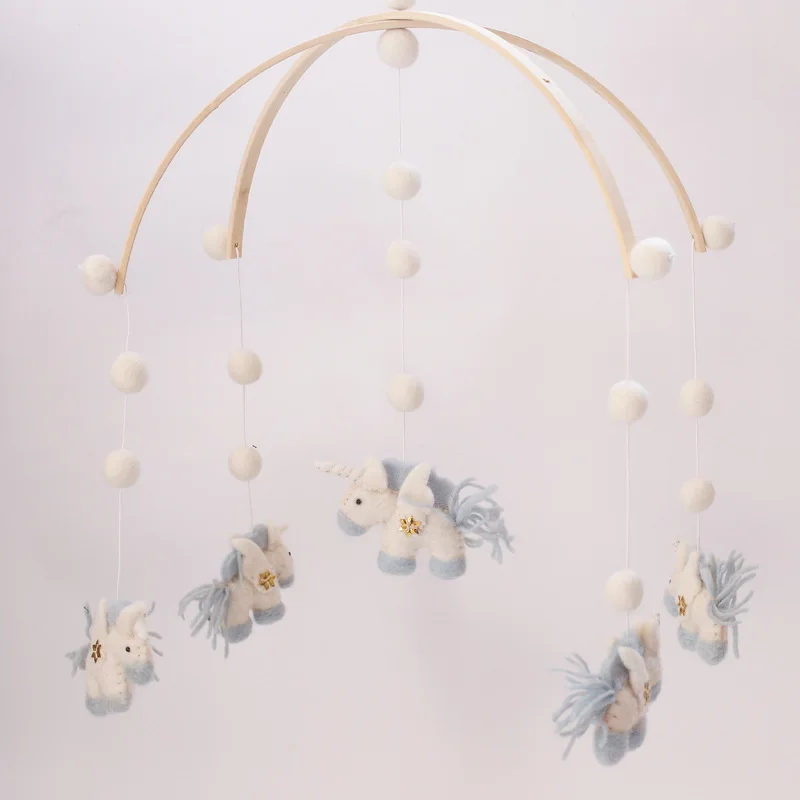Cute Safety Kids Toy Felt Ball Unicorn Baby Mobile Crib Hanger For Nursery Room Decor Buy Baby Crib Mobile Hanger Felt Baby Mobile Crib Mobile Hanger Product On Alibaba Com