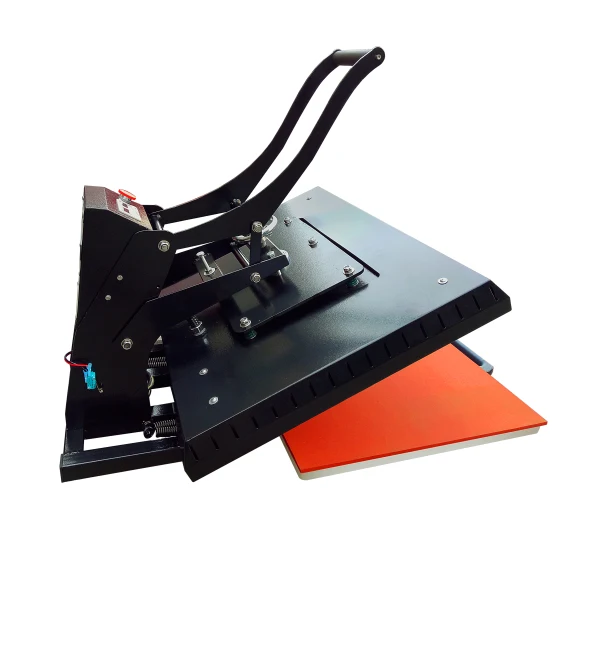 Black manual tshirt 80x100 heat press machine large format for