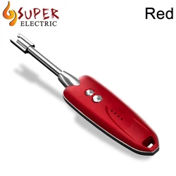 Новый дизайн plamas дуги USB кухонная зажигалка с холодильник магнит на многофункциональный для приготовления лампы в форме свечи гриль стилизованные под языки