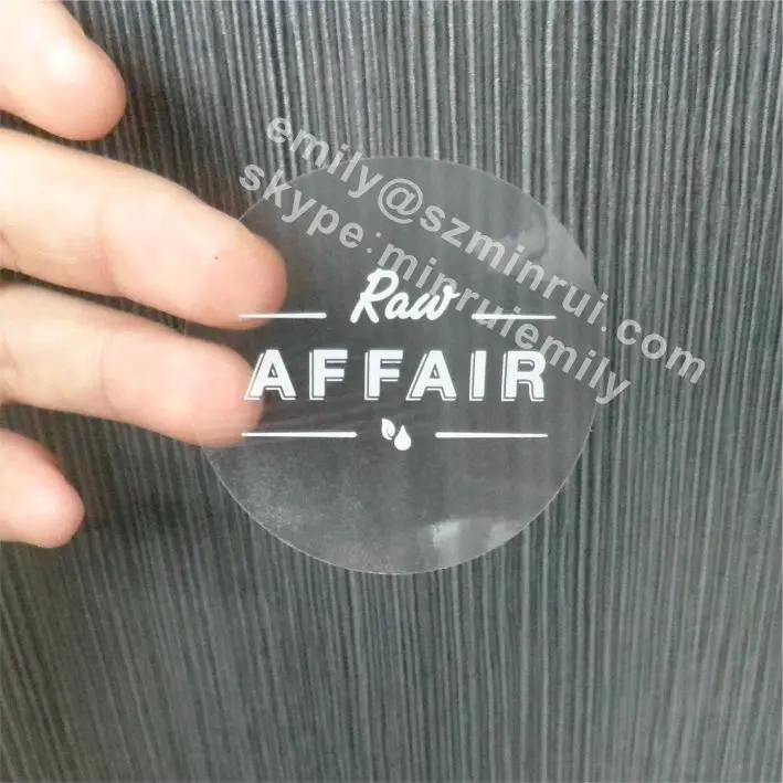 ik ben gelukkig Nationaal De schuld geven Custom Ronde Dia 50mm Clear Stickers Met Wit Printen Voor Pakketten - Buy  Duidelijke Stickers,Ronde Transparante Vinyl Labels,Transparante Etiketten  Voor Pakketten Product on Alibaba.com