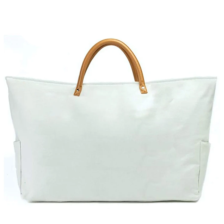 large canvas beach tote