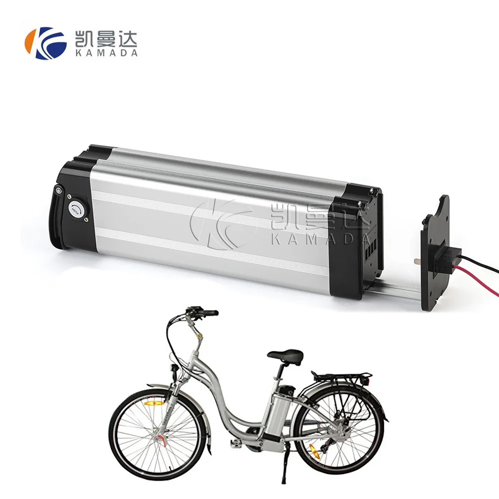 Silver Fish Rechargeable  24V 15Ah Li-Ion Batteries Electric Bicycle Lithium ion Battery