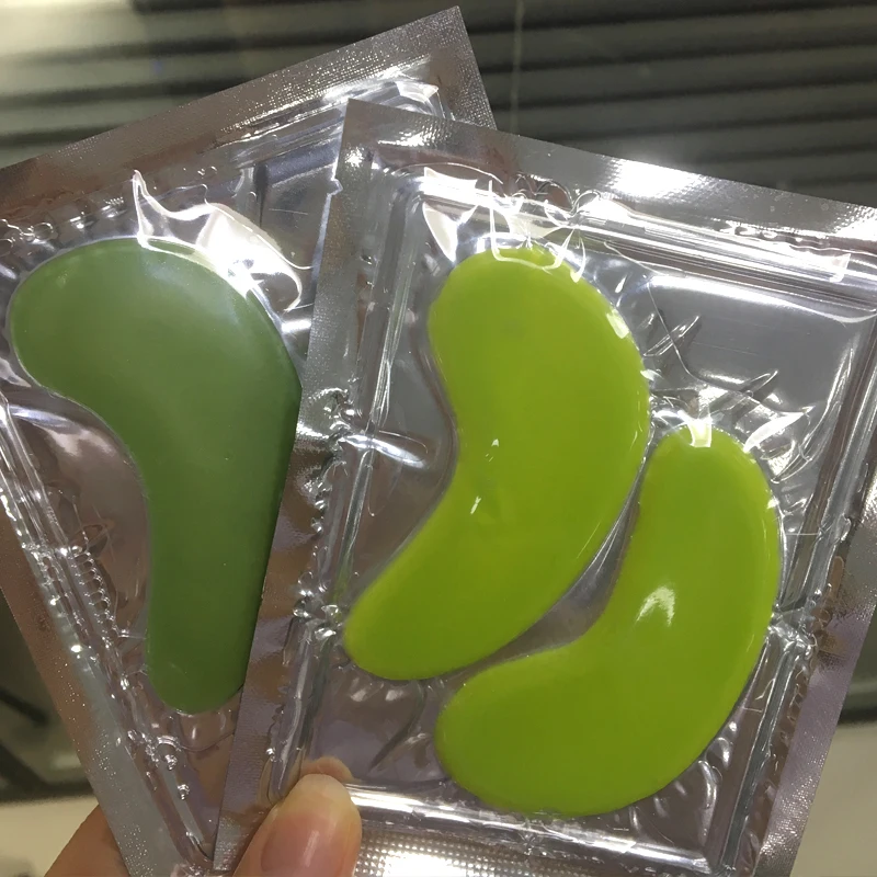 Private Label Custom Shape Muti Color Collagen Crystal Hydrogel Gel Eye Patch Under Eye Mask