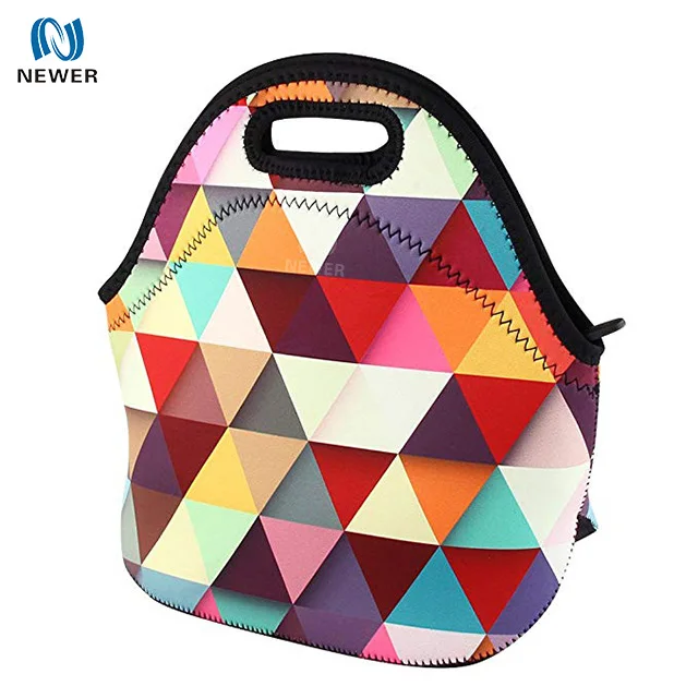 Оптовая продажа, Высококачественная водонепроницаемая изолированная неопреновая сумка-тоут для ланча с ручкой