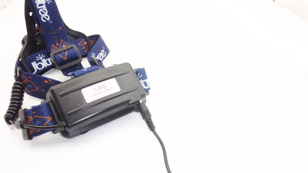 Ubitree Rotate LED Headlight with AC Charger 18650 Battery LED Head Lamp Camping Hunting Headlamp