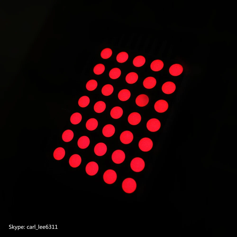 Red 5 X 7 Dot matrix Led 5x7 matrix Led 5x7 Led Dot matrix 5x7 Display
