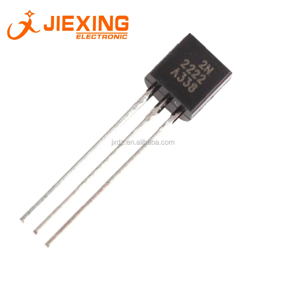 Multi-Functional Npn Transistor 100Pcs Npn Transistor For To-92 2N2222A 2N2222 Black 