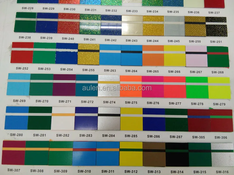 Abs Double Color Plastic Sheet with Laser Engraving Feature