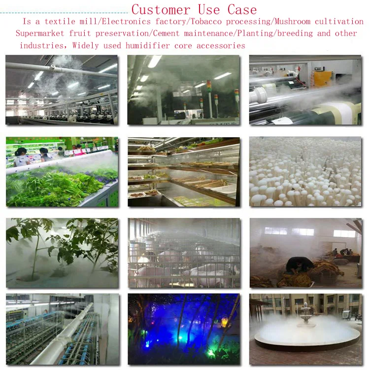 1500ml 5 Heads Ultrasonic Mist Maker Fogger Cool Greenhouse Atomizing Humidifier