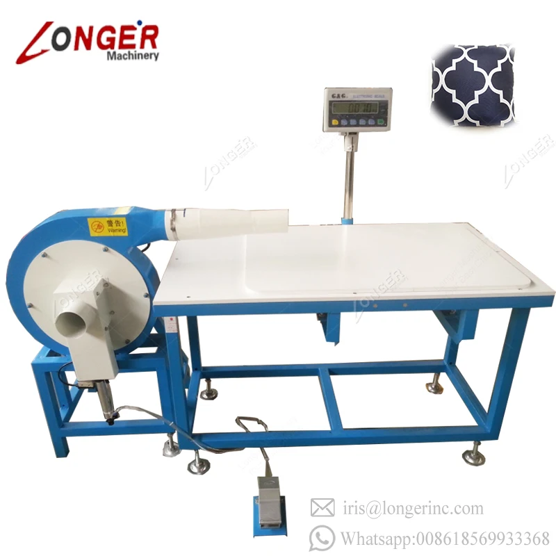 Memory Foam Pillow Making Machine Cushion Ball Fiber Cotton Broken Sponge Filling Machine for Pillow