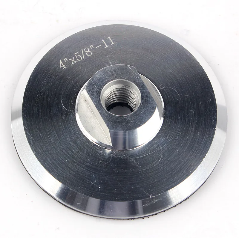 Алюминиевая Задняя подкладка для полировщика, крепление на липучке 3, 4, 5 дюймов