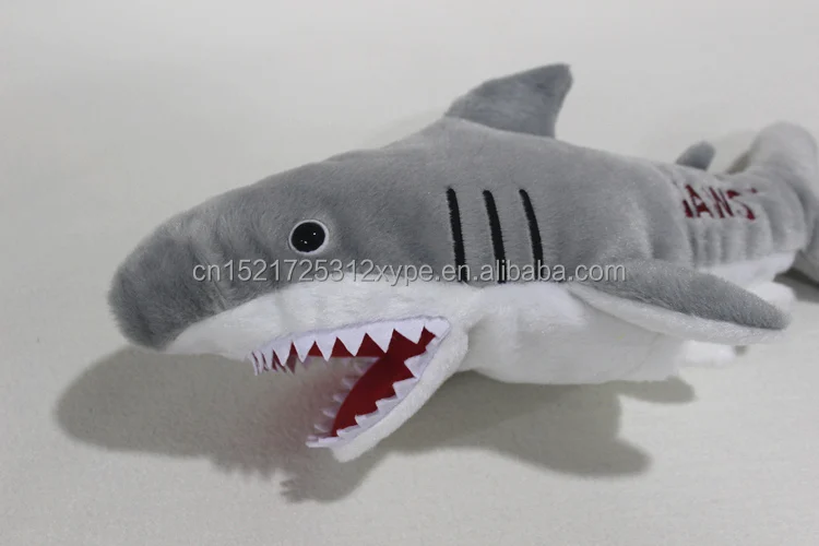 Custom Complete Soft Shark Animal Hand Puppets Plush Toy