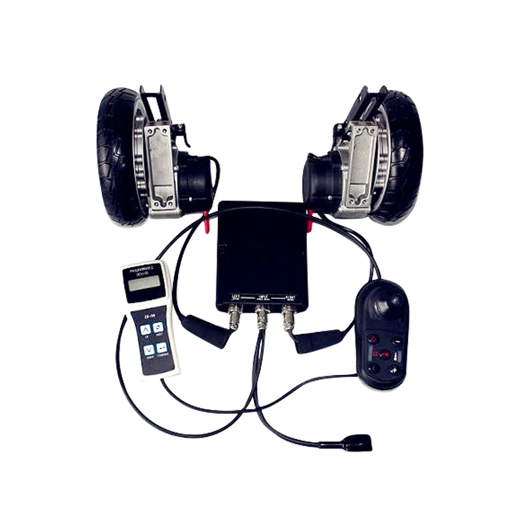 8 Inch Two Wheel with Controller New Motor for Electric Wheelchair Conversion Kit with Electromagnetic Brake