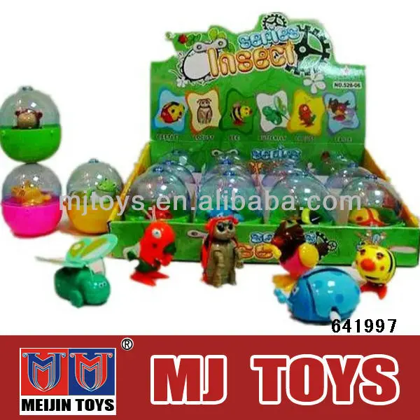 Заводная игрушка в форме насекомого 6 видов, Детская рекламная игрушка