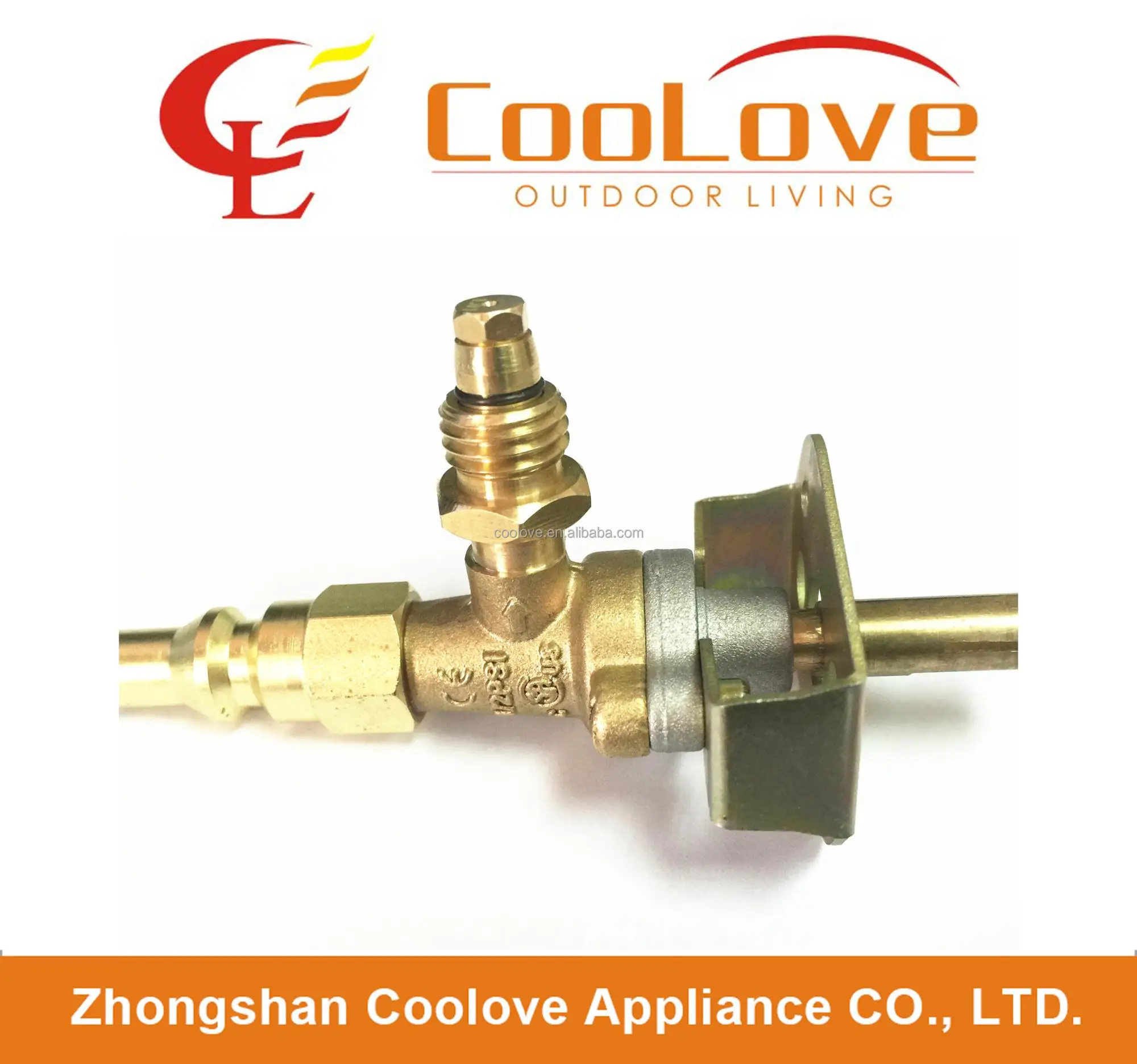 65mbar Piezo Bronze Gas Valve With Ce Certified