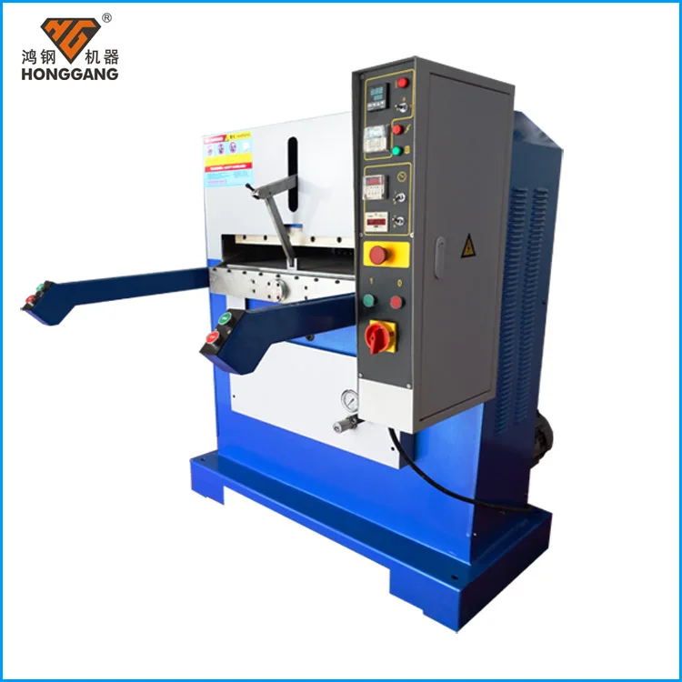 HG-E120T 600*500mm Manual industrial leather embossing machine -  HONGGANG-Hydraulic Cutting Press Machine Manufacturer