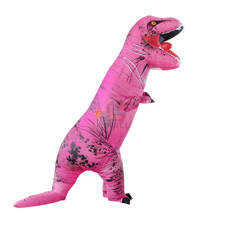 Tiranosaurio Rex Inflable Rosa,Disfraz Inflable Dinosaurio Adulto,Está En El Parque Jurásico - Buy Inflable Rex Rosa Inflable Dinosaurio Adulto Traje De La Product on