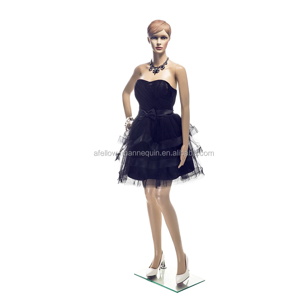 Skin Color Realistic Plastic Female Mannequin With Head - Buy Plastic ...