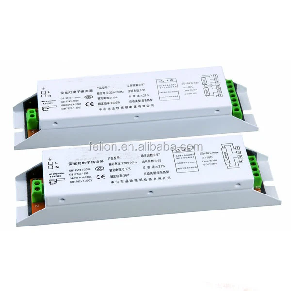 Ballast Électronique LLLucky T8 2x18W - Large Tension 220-240V AC - Pour Tubes Fluorescents - Économie D'Énergie, Sans Bruit Et Sans Stroboscopie