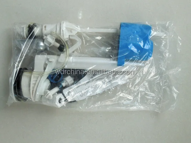 Manual Single Lever Bath PP Wc Flush Valve China Water tank Fitting