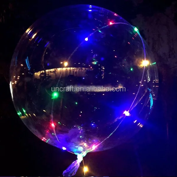 Лидер продаж 2020 Amazon светодиодные шары с мигающими огнями Гелиевый шар Bobo для Хэллоуина/дня рождения товары