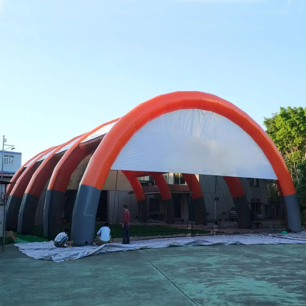 Giant Portable Inflatable Bunker Filed Inflatable Paintball Arena For