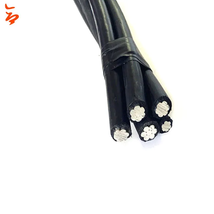 LV NFC Standard 3X70+54.6+16mm2 Aluminum XLPE Aerial Bundled Cable ABC -  China Aluminum Cable, ABC Cable