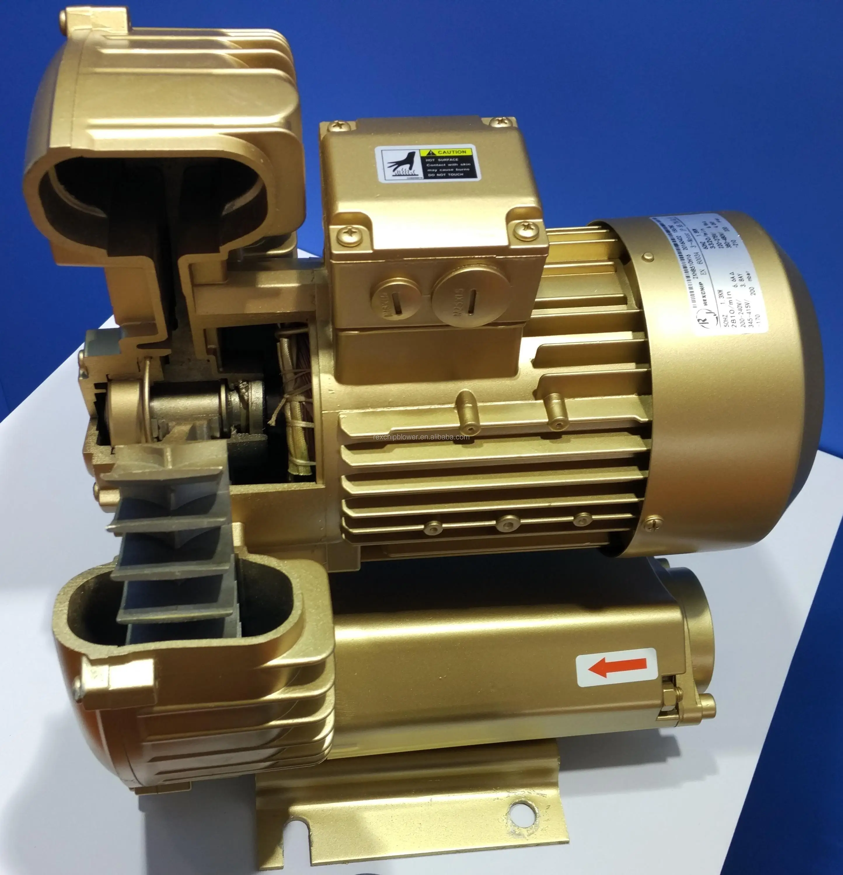 1.3квт боковой канал воздуходувка вихревой кольцевой воздуходувки для аэрации