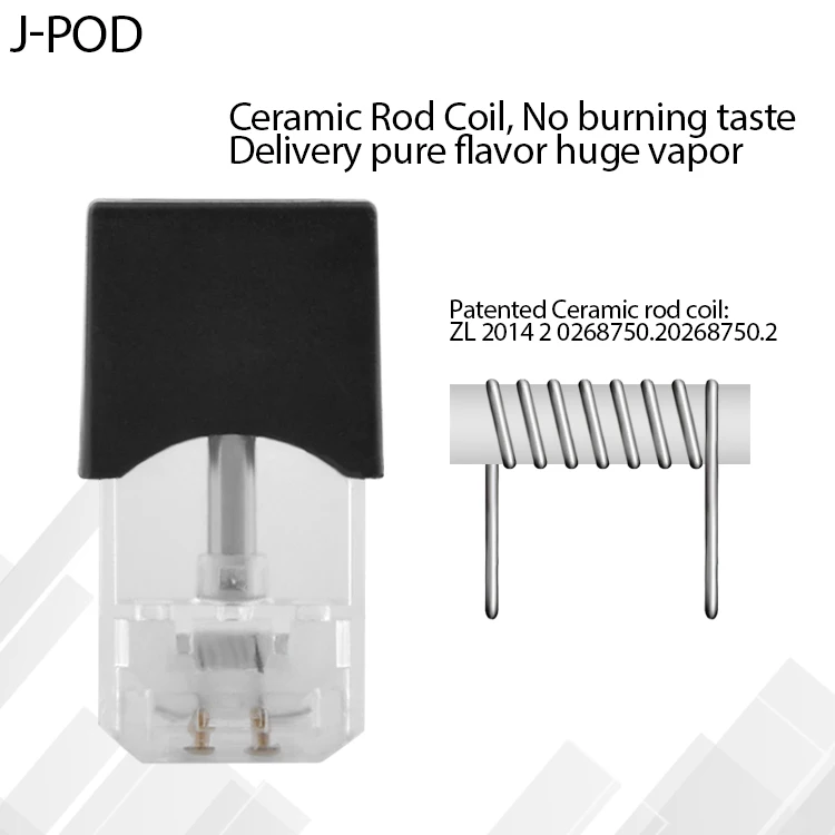 
 Картридж для вейпа с защитой от протекания, керамический стержень j-pods cbd, одноразовая керамическая система капсул, доступны многоразовые jpods  