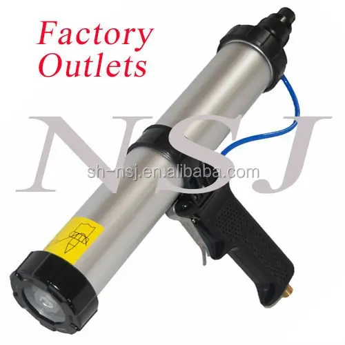 Pistola Silicona con regulador y valvula 310-400ml. - Airtalde