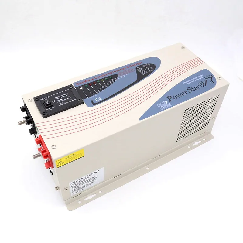 Low Frequency Pure Sine Wave Power Inverter 3000W DC 24V to AC 220V with Charger for Battery