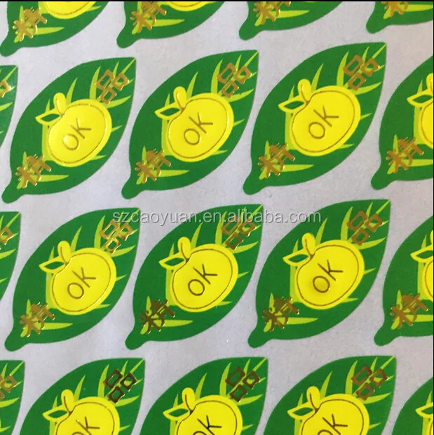Self Adhesive Labels Fruit Sticker Customized Fruit Labels