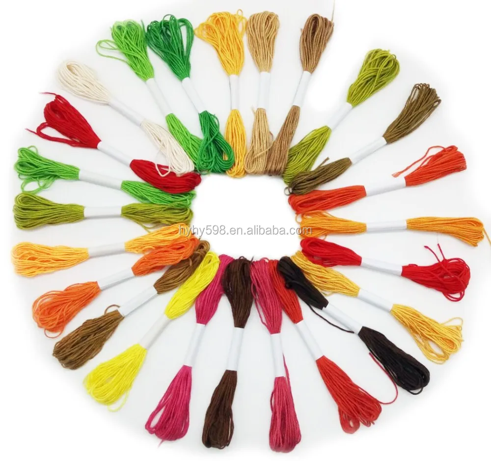 
 Хлопковая нить для вышивки крестиком #16050902 от китайского производителя  