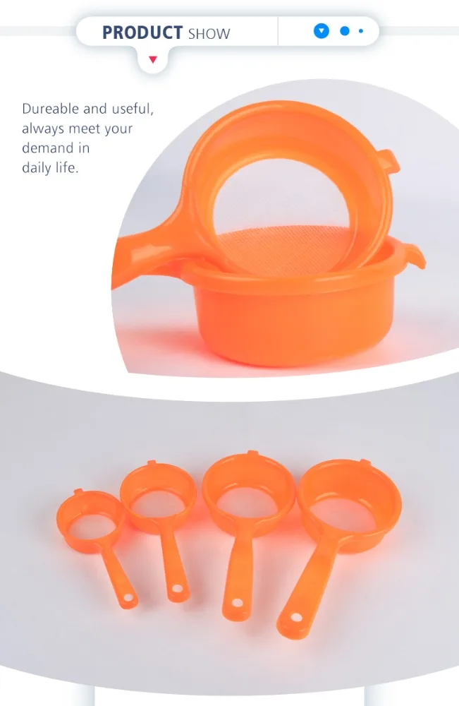 Kitchen Gadgets Fish Tank Tools Cheap Excellent Good Quality Plastic Small Size Sieve