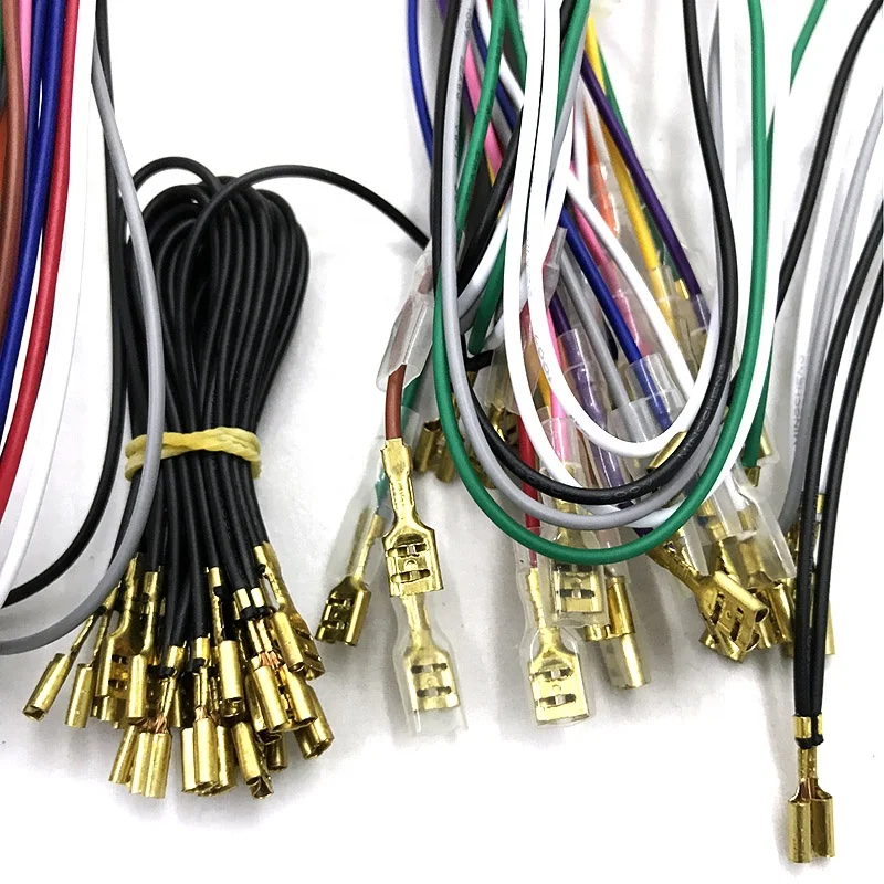 Customized Jamma 28 Pin with 5 6 Buttons  Jamma Harness Wire for Arcade Machine