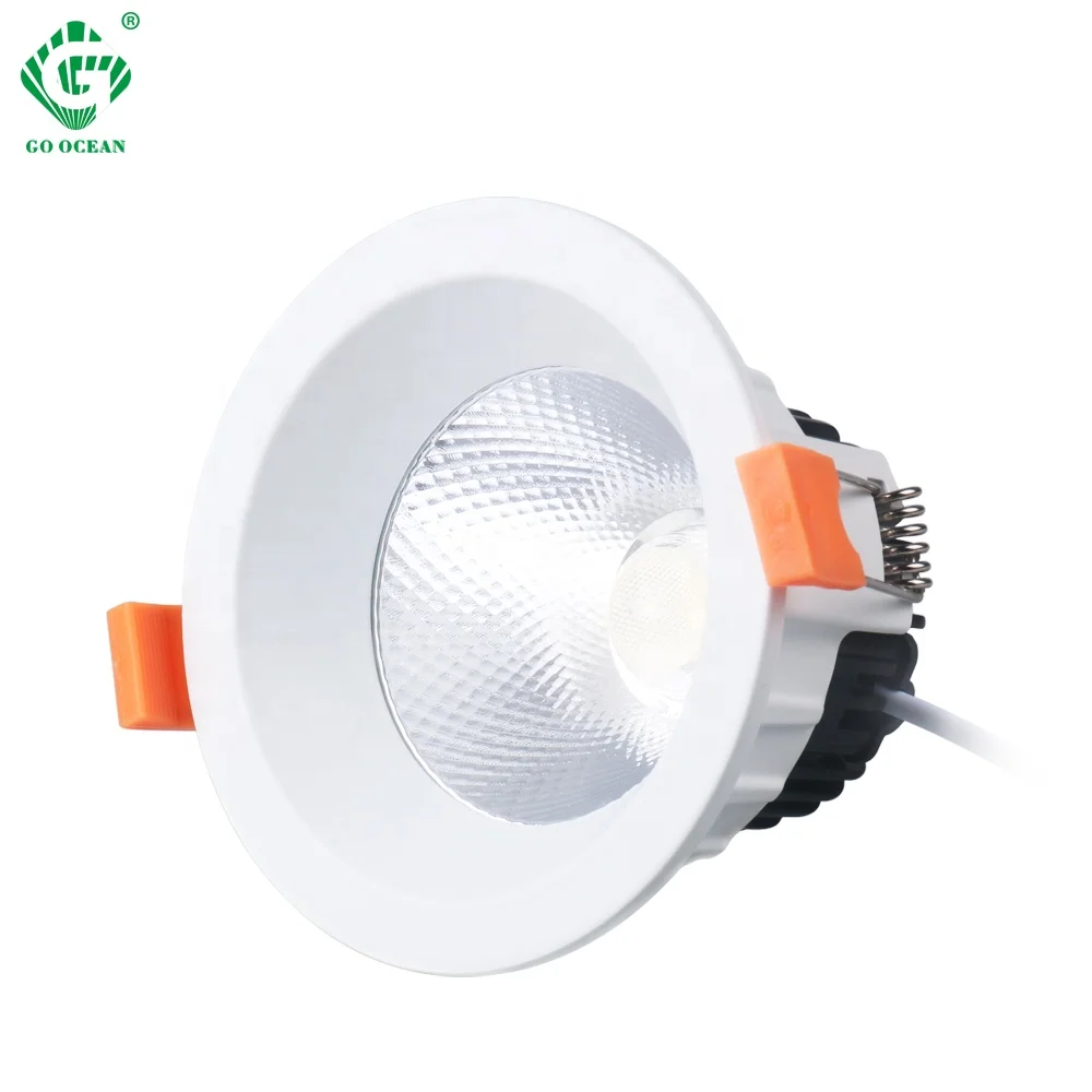 High Value Custom 12W Natural White Cold White Cut Out 95-100mm Cob 1200lm Round CRI>90 Led Downlighting Living Room