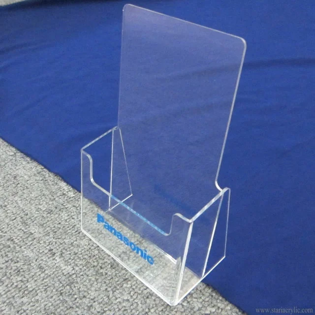 Elegant Acrylic A5 Leaflet Holder Stand A5 Brochure Holder For Tabletop Acrylic A5 Literature