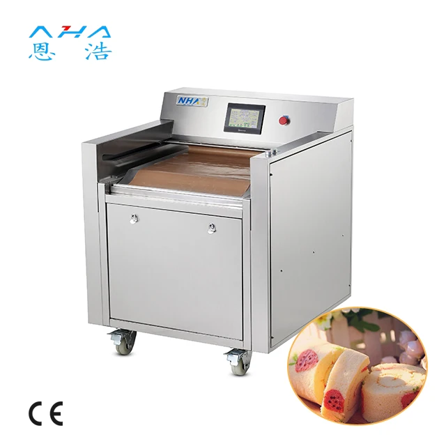 Commercial Automatic Cake Rolling Machine and Equipment swiss Roll Cake swiss Roll Cake Production Line