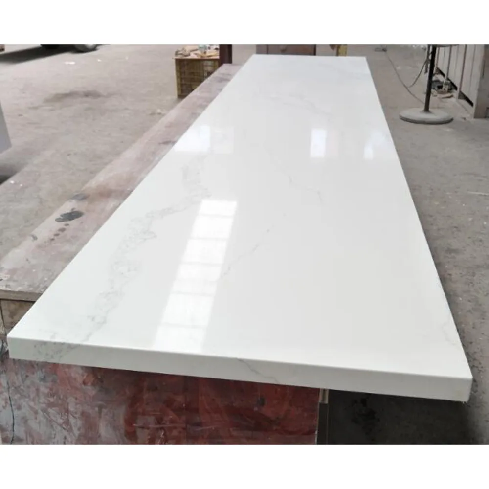 Spark White Quartz Stone Countertop With Perfect Price
