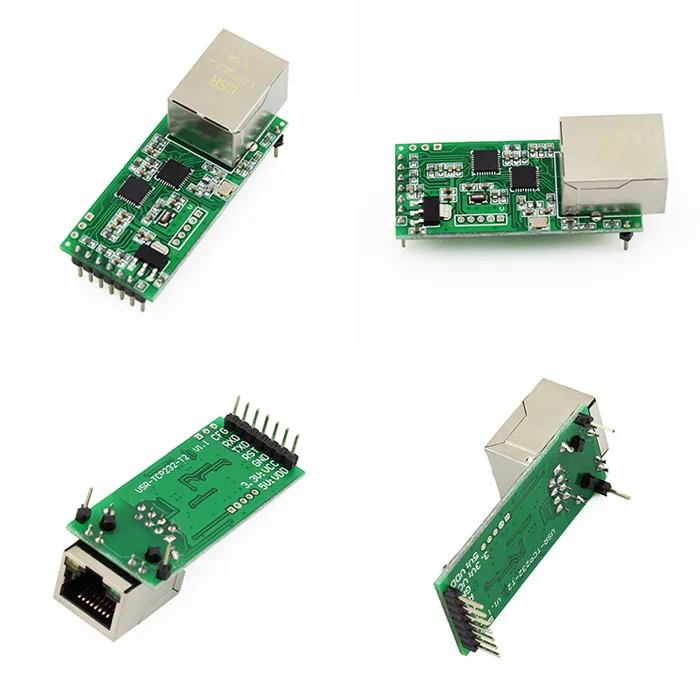 Reland Sun USR-TCP232-T2 Modulo Convertitore Ethernet Per UART TTL – Supporta TCP/UDP Server/client, DHCP, DNS, Porta Seriale Virtuale – Per IoT E Embedded