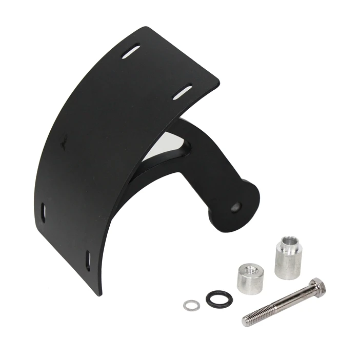 Motorcycle Side Curved Mount License Plate