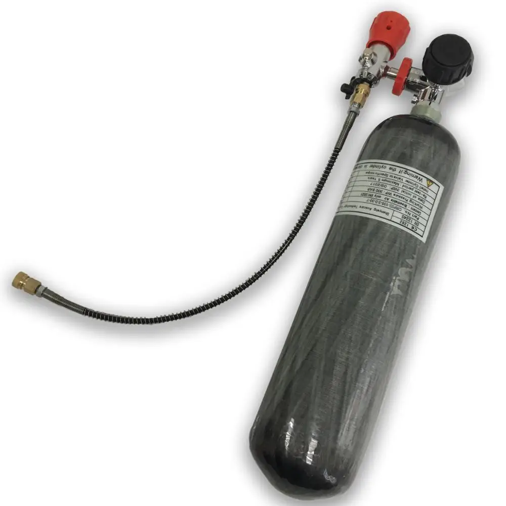 3L CE 4500Psi 300Bar углеродное волокно Pcp воздушный пистолет с баллоном со сжатым воздухом с клапаном и АЗС-М