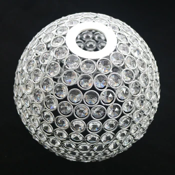 Crystal piece glass lamp shades