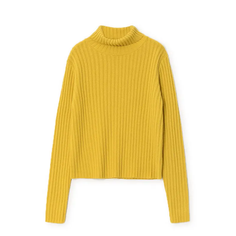 Tall Collar Long Sleeve Vertical Stripe 