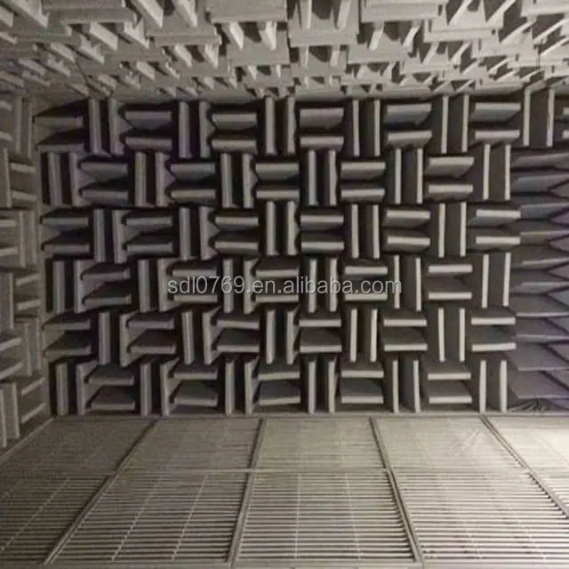 Anechoic chamber  with acoustic wedge