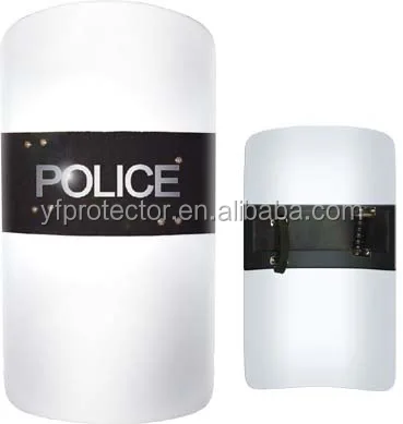 Anti-Riot Shield Round PC Police Arm Hand Shield Tactical Security Self-Defence 