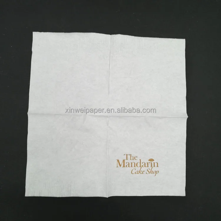 Одноцветная печатная салфетка, бумажный стол, посуда, Сервиз с логотипом