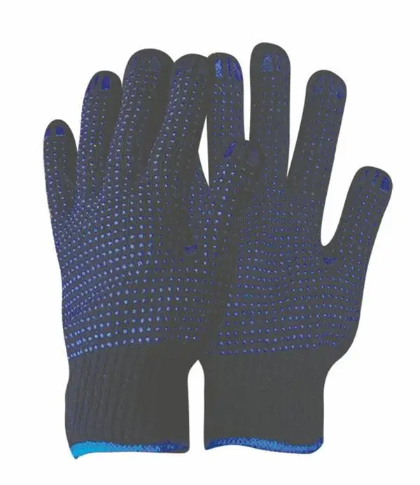 pvc dotted work gloves