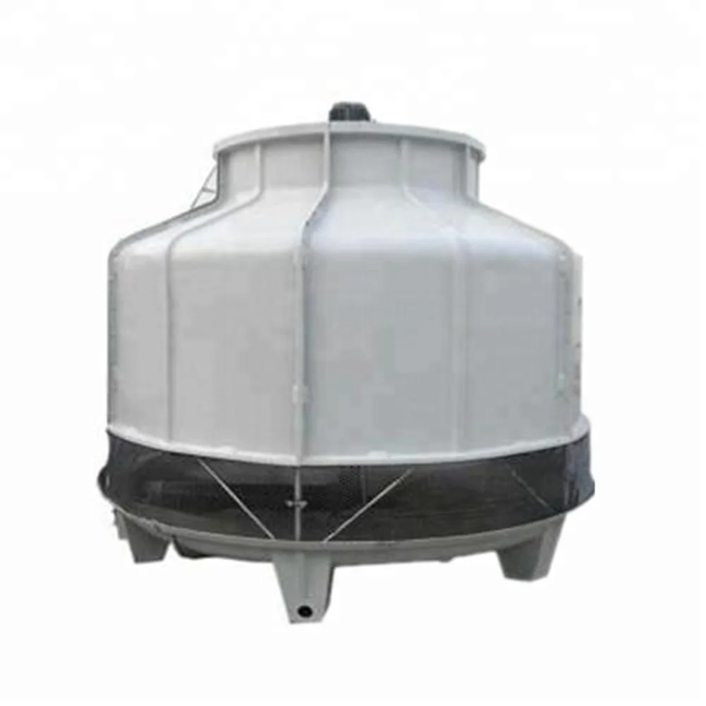 100T Cooling Capacity FRP Water Circuit Cooling Tower Oven New Counter Flow Design Motor Fan Pump Core PVC Manufacturing Plants